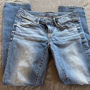 Mossimo Supply Co. Light Blue Straight Leg Jeans